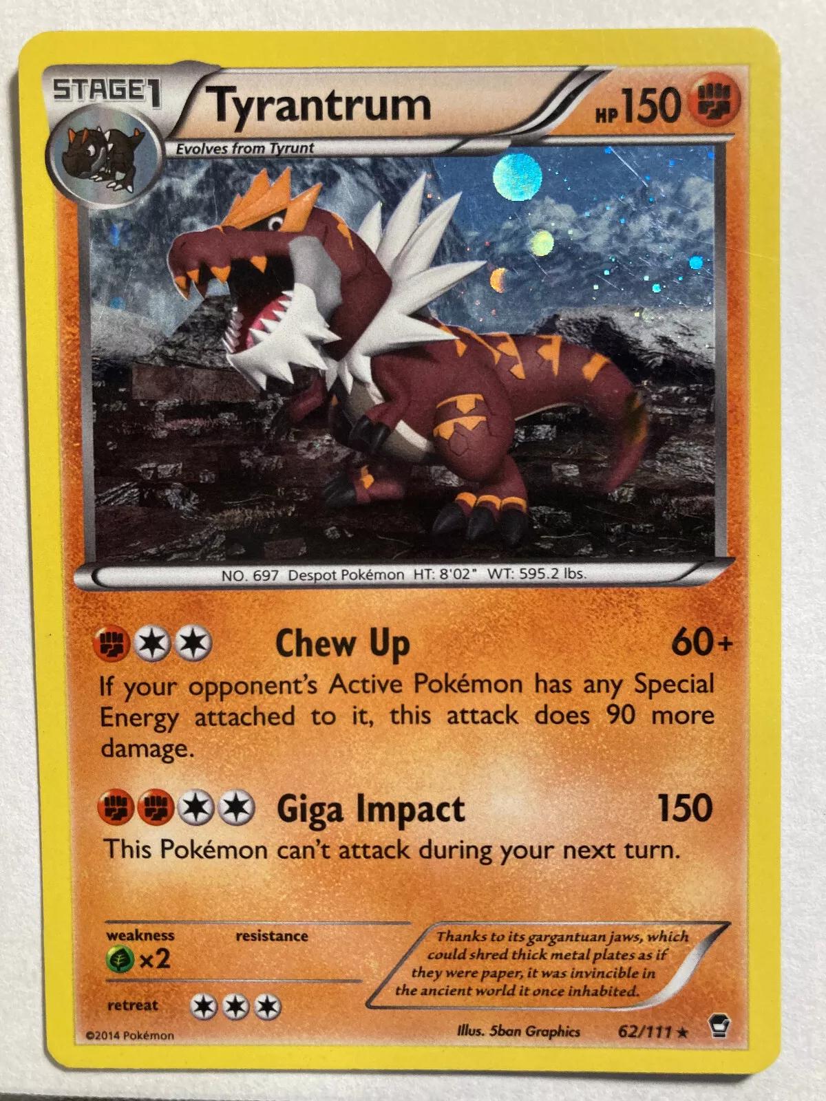 Furious Fists Tyrantrum [Cosmos-Holo] Pokémon card